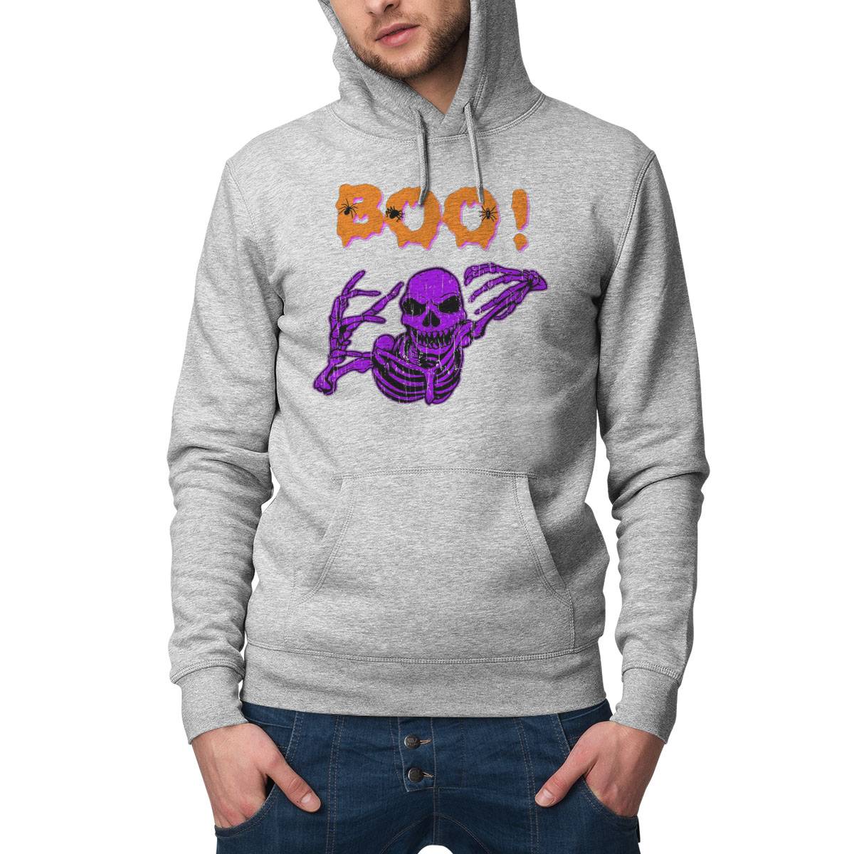 Boo Creepy Skeleton Halloween Holiday