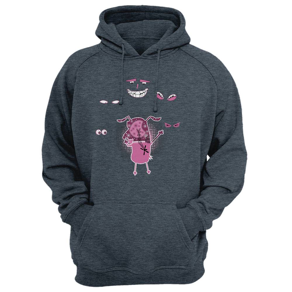 Find Courage Within Cartoon Network The Cowardly Dog Hoodie - Boutique ...