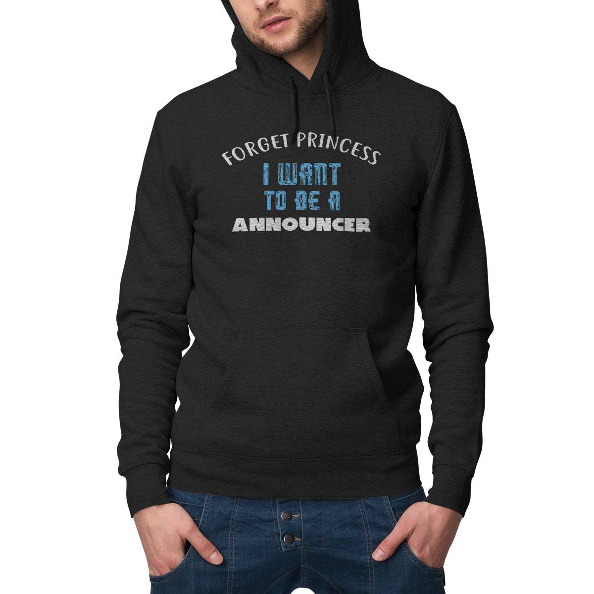 Forget Princess I Want To Be A Announcer T-Shirt